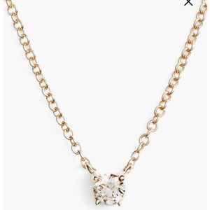 Bony Levy NEW Petite Liora Diamond Solitaire Pendant Necklace